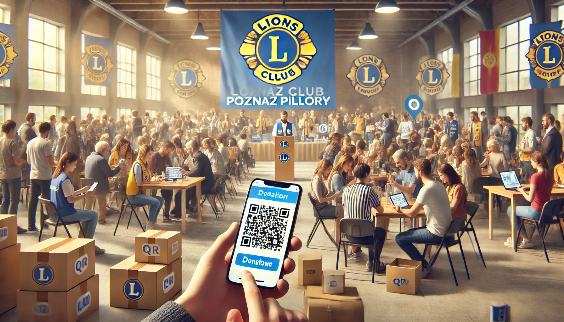 Chytré telefony od charitativní organizace Lions Club Poznań Pillory